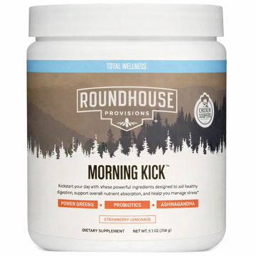 Roundhouse Provisions Morning Kick Strawberry Lemonade 30 Serving 9.1 oz
