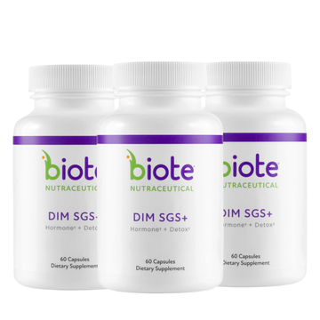 Biote DIM SGS+ Hormone & Detox Support Dietary Supplement - 60 Capsules 3 Pack